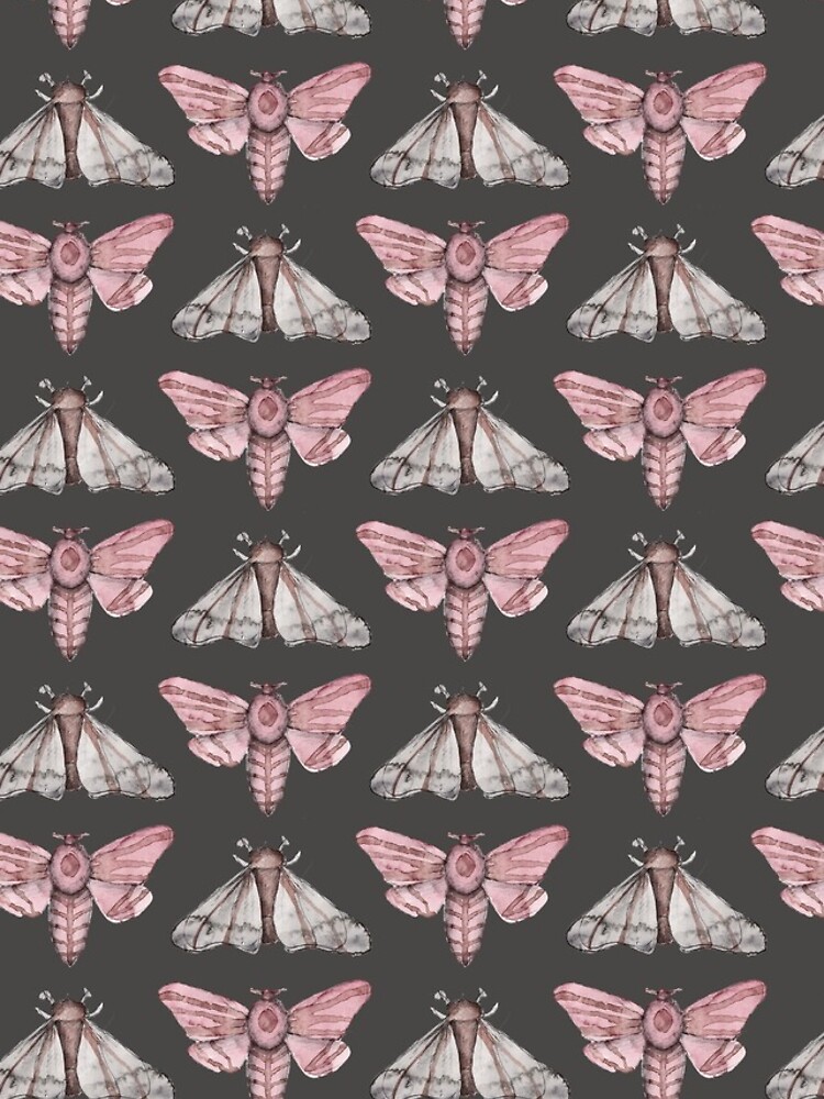 Discover Moth pattern on dark grey Iphone Case