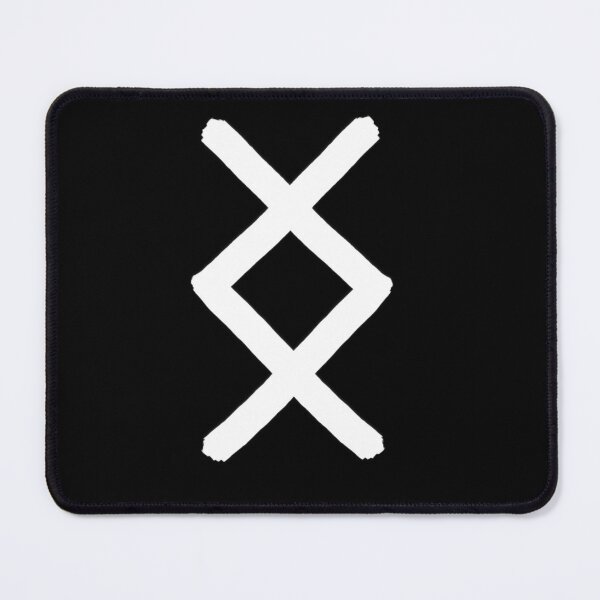 Item preview, White Ingwaz Rune - Paintbrush - Anglo-Saxon version designed and sold by Diverlier.