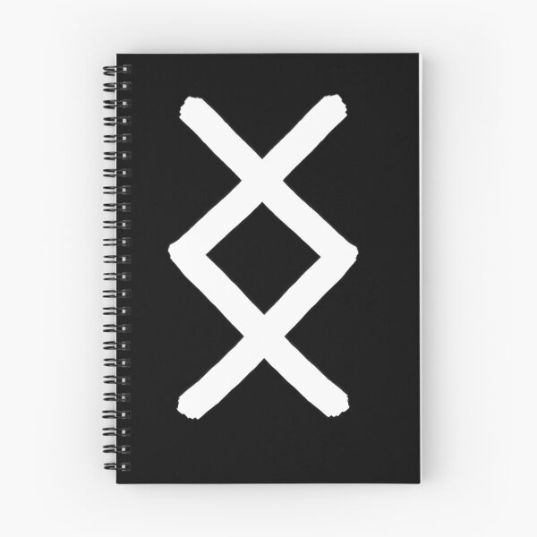 Item preview, White Ingwaz Rune - Paintbrush - Anglo-Saxon version designed and sold by Diverlier.