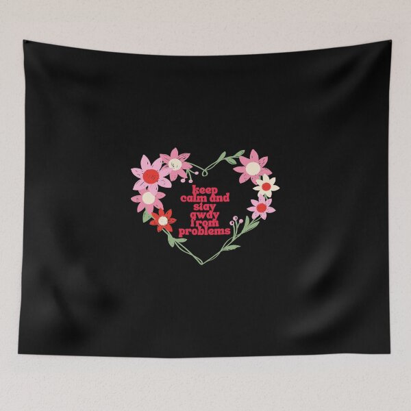 Item preview, keep calm and stay away from problems flower designed and sold by Markkobayastore.
