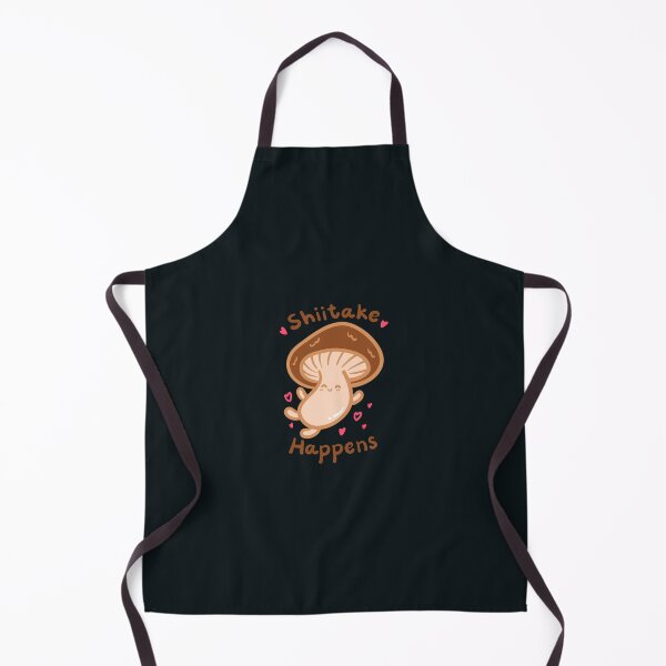 Item preview, Shiitake Happens Mushroom Pun designed and sold by S Cube Design.