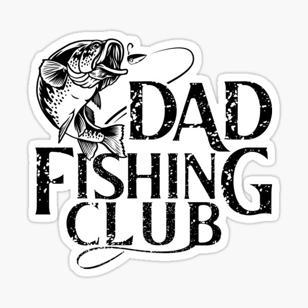 Fathers Day Fishing Stickers for Sale, Free US Shipping