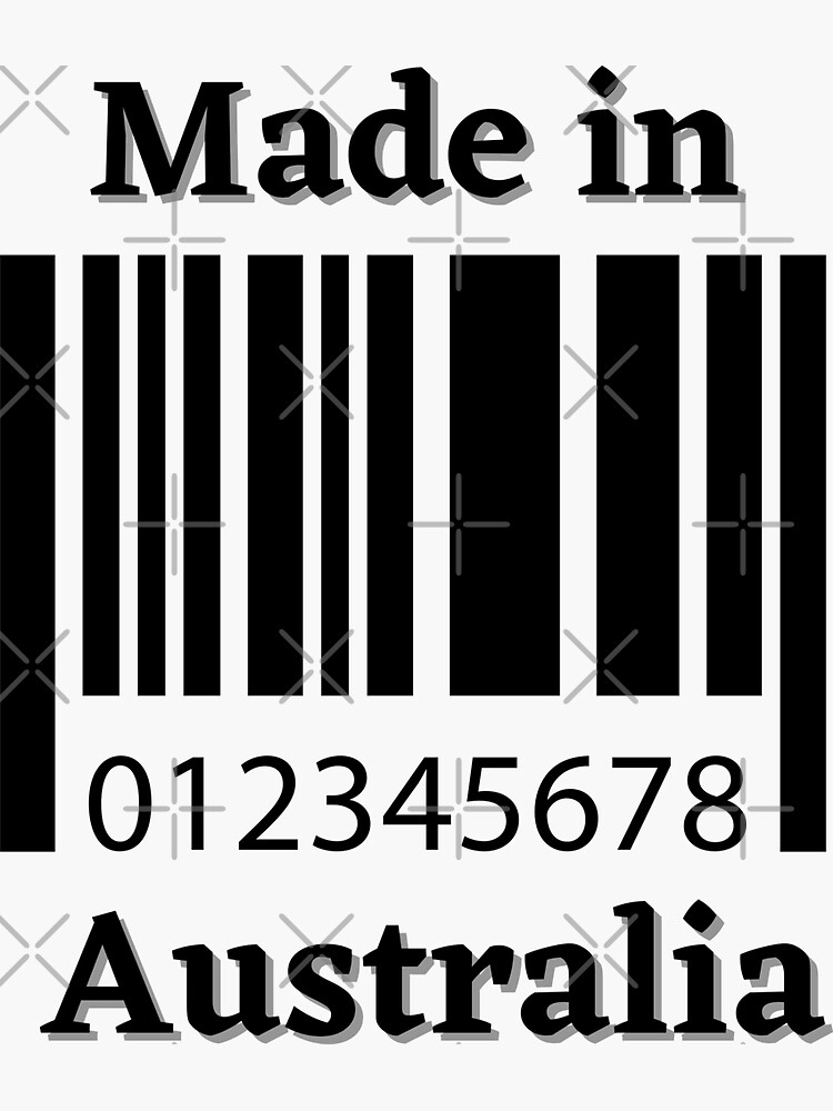 "Made in Australia" Sticker by FGCART Redbubble