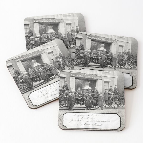 Item preview, 1869 Fire Department North End Boston designed and sold by retrophotoworks.