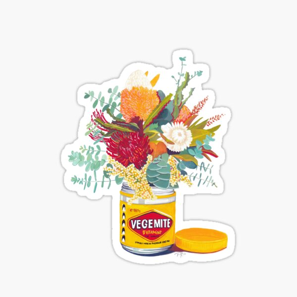 Vegemite Bouquet Sticker
