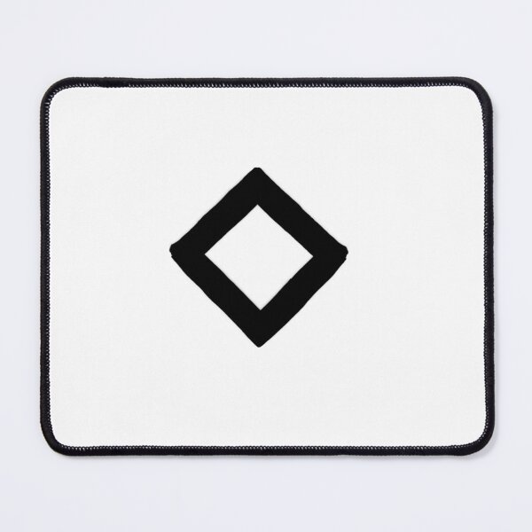 Artikelvorschau, Schwarze Ingwaz-Rune - Pinsel - Elder Futhark Version 1 entworfen und verkauft von Diverlier.