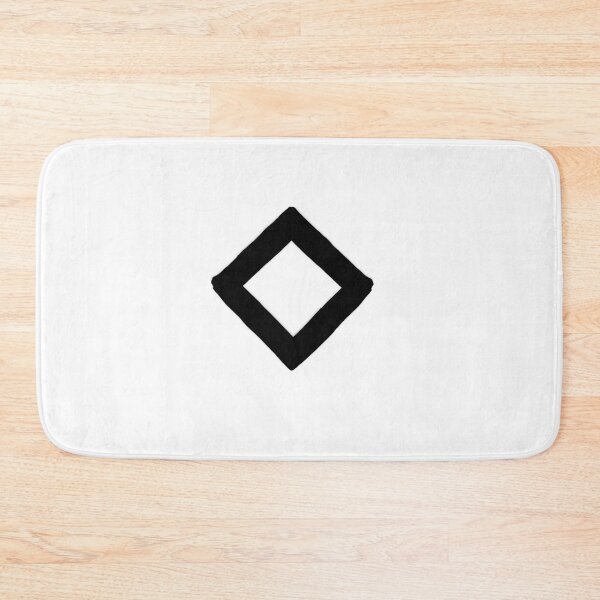 Item preview, Black Ingwaz Rune - Paintbrush - Elder Futhark Version 1 designed and sold by Diverlier.