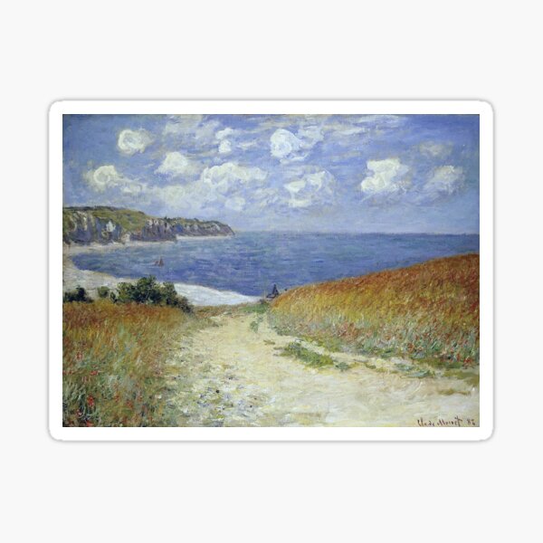 Vista previa del artículo con la obra «Claude Monet - El pasaje al mar cerca de Pourville, 1882», diseñado y vendido por artcenter.