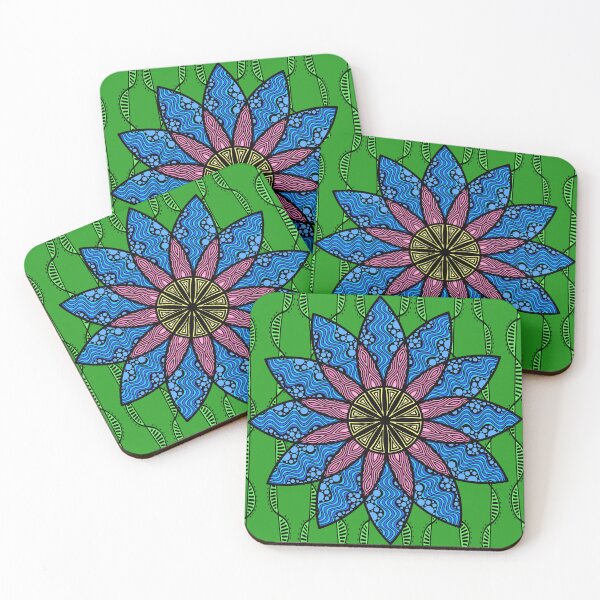 Item preview, Flower Zentangle designed and sold by Katie Roberts.