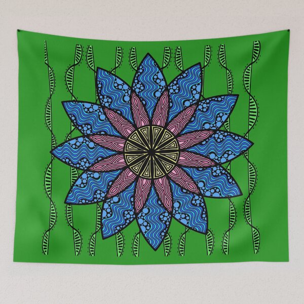 Item preview, Flower Zentangle designed and sold by Katie Roberts.