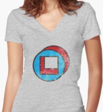 Square in Circle - Legion chapter 2 Women's Fitted V-Neck T-Shirt