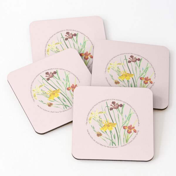 Item preview, Rachel Carson - Wonders of the Universe (pink irises) designed and sold by Synteny.