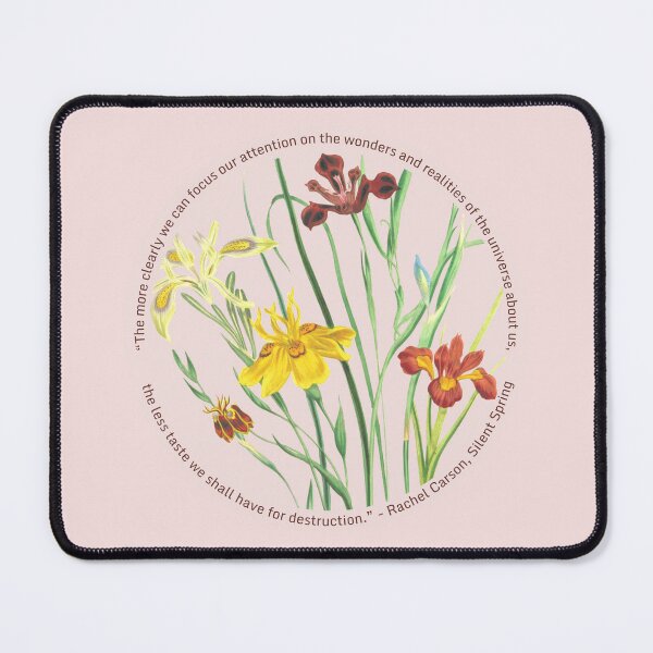 Item preview, Rachel Carson - Wonders of the Universe (pink irises) designed and sold by Synteny.