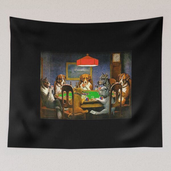 Item preview, A Friend in Need Dogs Playing Poker Essential . designed and sold by BelindaShepard3.