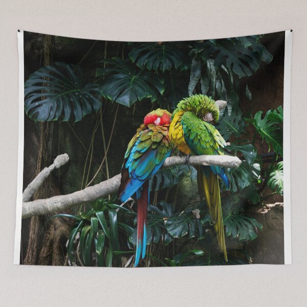 Item preview, Two Parrots in the Rainforest Photo designed and sold by Happy-Trails.