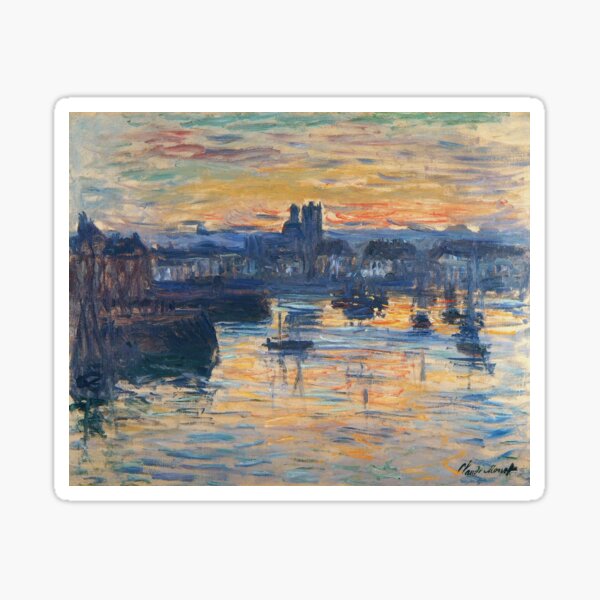 Vista previa del artículo con la obra «Claude Monet - El puerto de Dieppe, tarde, 1882», diseñado y vendido por artcenter.