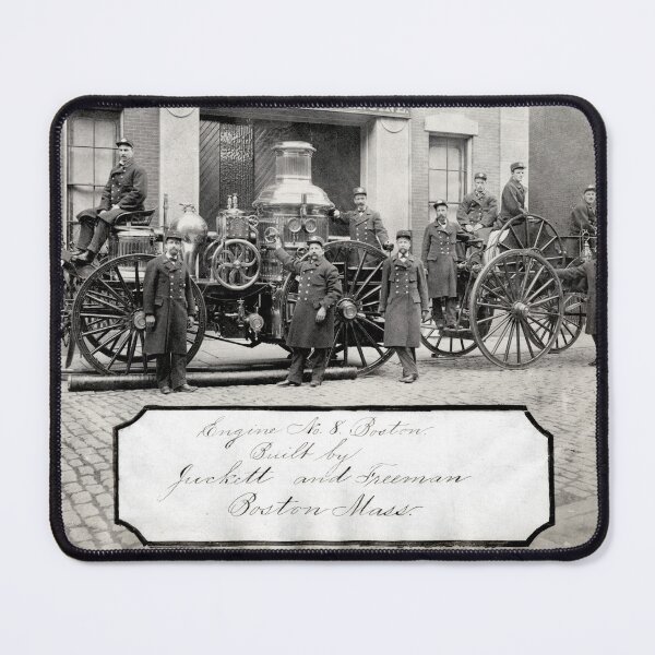 Item preview, 1869 Fire Department North End Boston designed and sold by retrophotoworks.