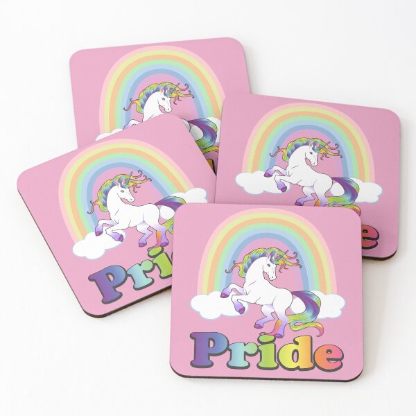 Artikelvorschau, Stolz Einhorn Spirit Animal LGBTQ Ally Rainbow entworfen und verkauft von MindfulMeta.
