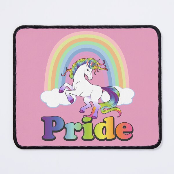 Item preview, Pride Unicorn Spirit Animal LGBTQ Ally Rainbow designed and sold by MindfulMeta.