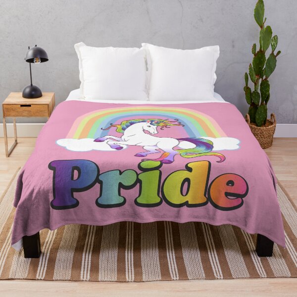 Item preview, Pride Unicorn Spirit Animal LGBTQ Ally Rainbow designed and sold by MindfulMeta.