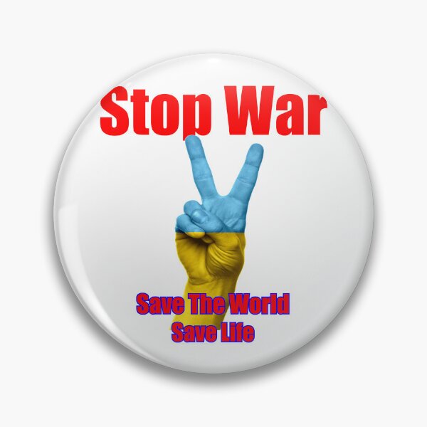 Item preview, Stop War, save the world, save life designed and sold by HdanRDesign.