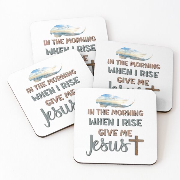 Item preview, In the Morning When I Rise Give Me Jesus Cross designed and sold by Comfy Creations.