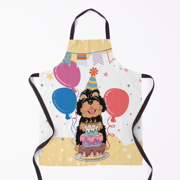 Item preview, Happy Birthday Phantom Bernedoodle designed and sold by Lulupainting.