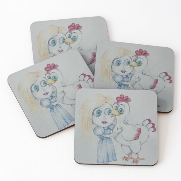 Item preview, The girl who loved chickens designed and sold by RachelGrubb.