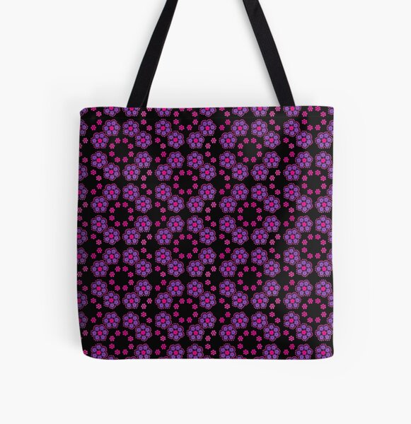 Hibiscus floral All Over Print Tote Bag