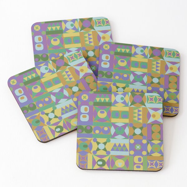 Item preview, Neo Geo Design Mod and Fabulous - Purple Browns and Green 60's Design designed and sold by LthrDaddyBear.