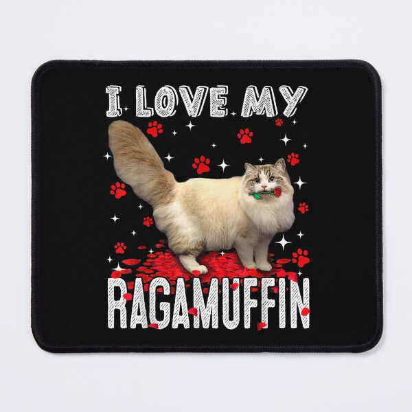 Item preview, Funny I Love My Ragamuffin Valentine Cat Lover designed and sold by amyadt77.