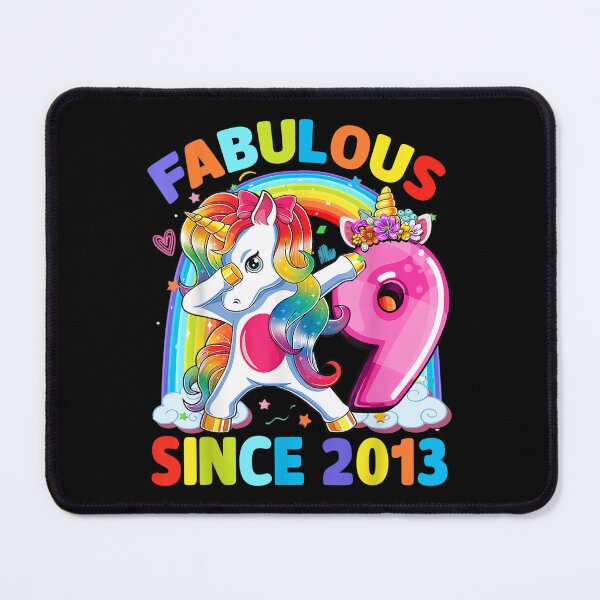 Item preview, Dabbing Unicorn 9th Birthday Fabulous Since 2013 9 Year Old  designed and sold by brita797.