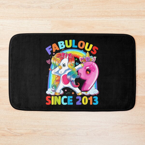 Item preview, Dabbing Unicorn 9th Birthday Fabulous Since 2013 9 Year Old  designed and sold by brita797.