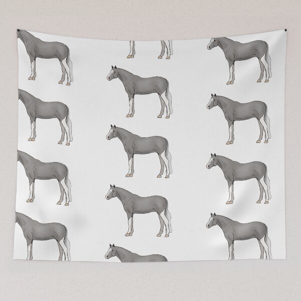 Item preview, Grey Warmblood with High White Stockings  designed and sold by bellaszcz.
