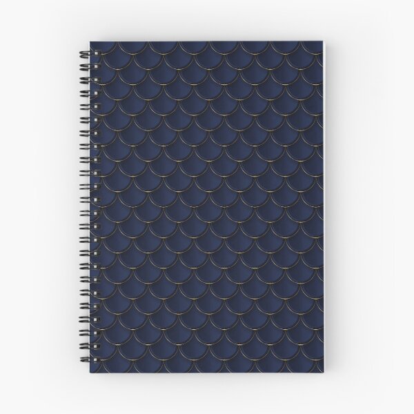 Item preview, Blue Circles Fish Scales Pattern designed and sold by S Cube Design.