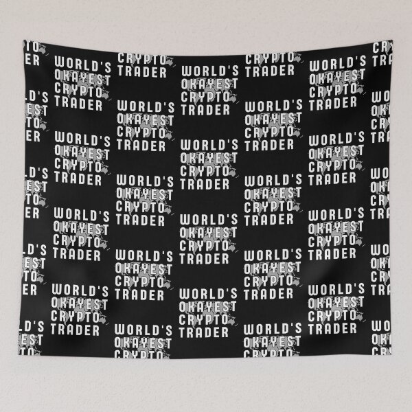 Item preview, Worlds Okayest Crypto Trader (Cryptocurrency Trader Gift) designed and sold by i-longmanshop.