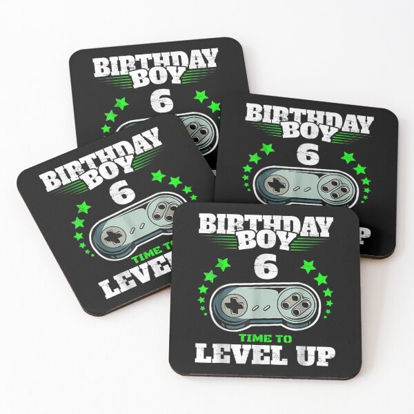 Item preview, 6th Birthday Boy Time To Level Up 6 Years Old Boys Gamer  designed and sold by brita797.