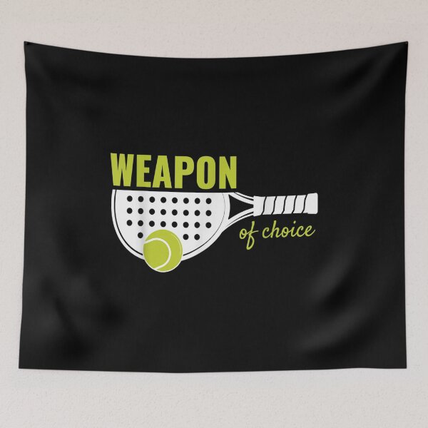 Item preview, Weapon Of Choice I Tennis Racket Tennis Player Sport  designed and sold by amyadt77.