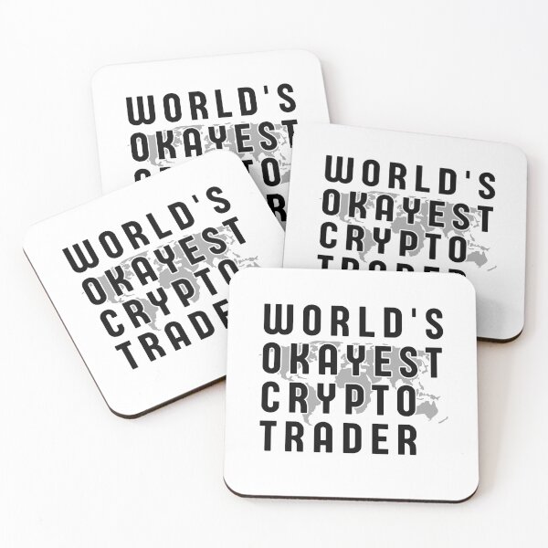 Item preview, Worlds Okayest Crypto Trader (Cryptocurrency Trader Gift) designed and sold by i-longmanshop.