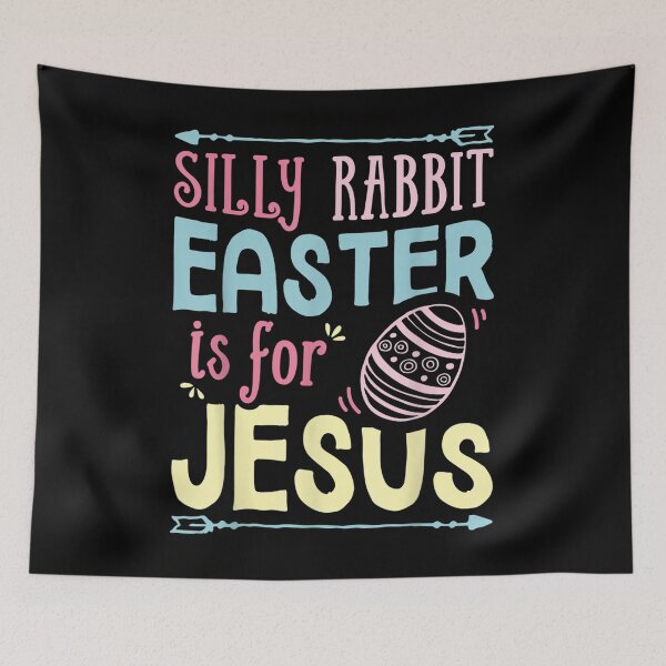 Item preview, Silly Rabbit Easter Is For Jesus Boys Girls Funny Christian  designed and sold by brita797.