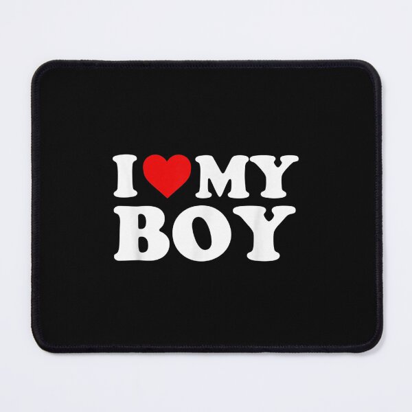 Item preview, I Love My Boy Red Heart  designed and sold by amyadt77.