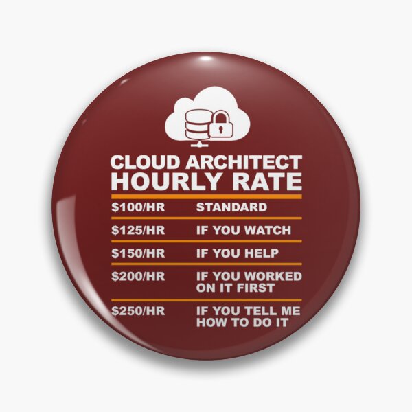 Item preview, CLOUD ARCHITECT HOURLY RATE usd   designed and sold by bestskins17.