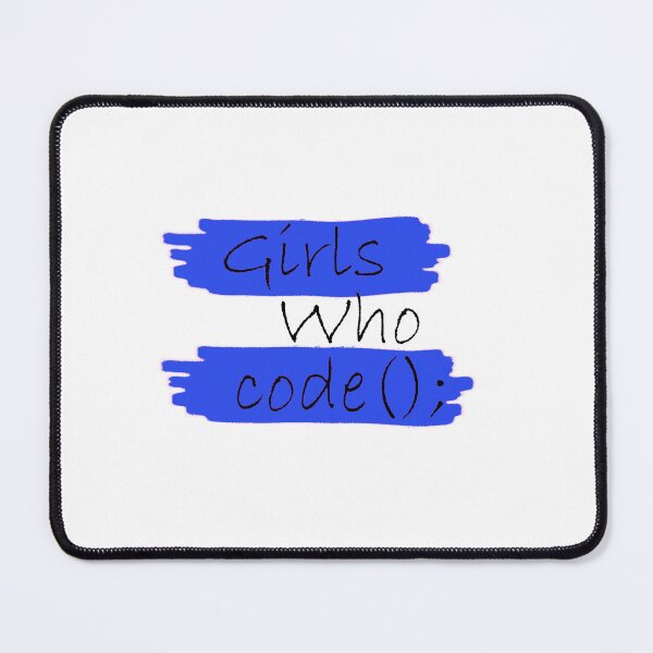 Item preview, Girls who code() -Blue designed and sold by ECKDesign.