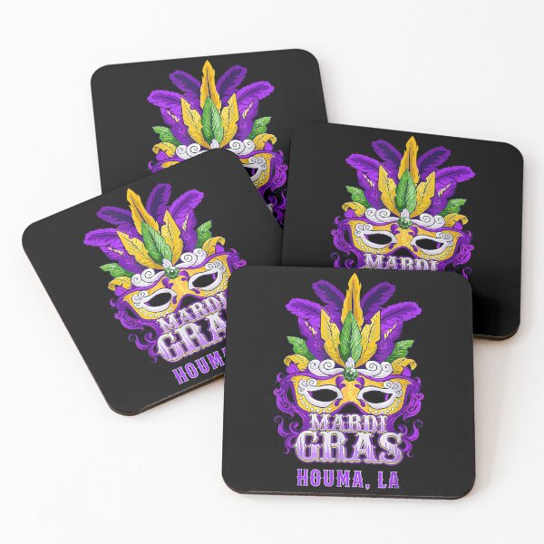 Item preview, Mardi Gras Houma Mask Feathers Parade Louisiana Costume  designed and sold by brita797.