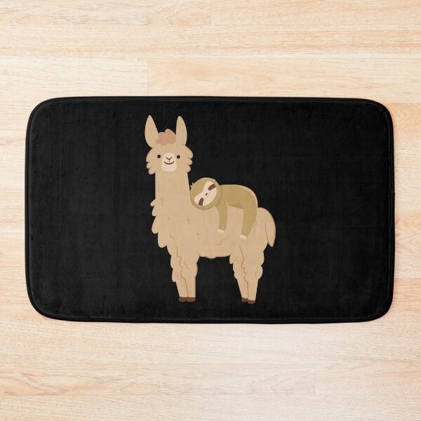 Item preview, Adorable Sloth Relaxing on a Llama  Funny Llama Sloth Classic . designed and sold by BelindaShepard3.