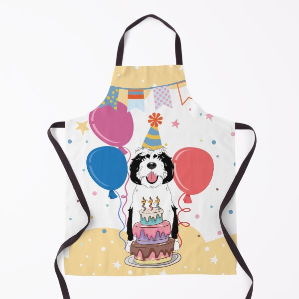 Item preview, Happy Birthday Sheepadoodle 1 designed and sold by Lulupainting.