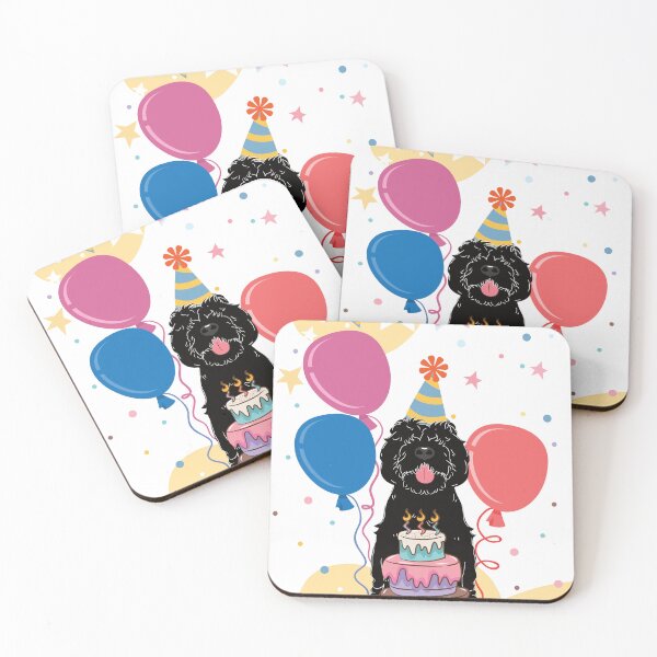 Item preview, Happy Birthday Black Sheepadoodle  designed and sold by Lulupainting.
