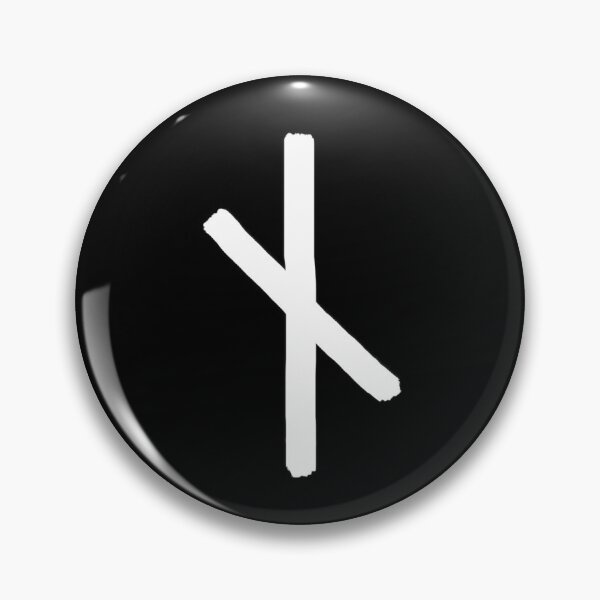 Item preview, White Naudiz Rune - Paintbrush designed and sold by Diverlier.