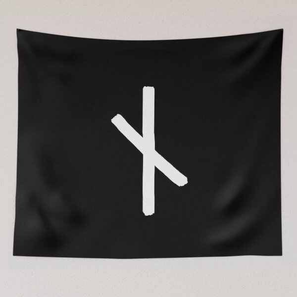 Item preview, White Naudiz Rune - Paintbrush designed and sold by Diverlier.
