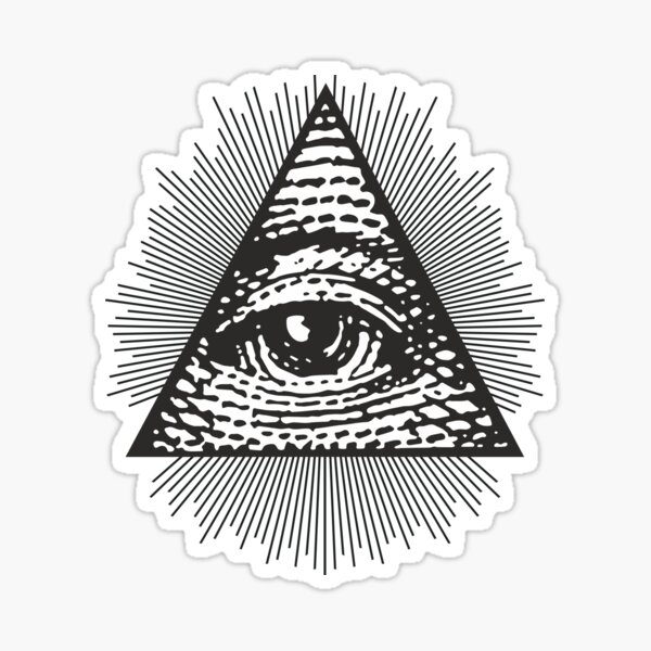 All Seeing Eye of Providence Sticker